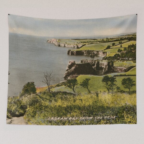 Item preview, View of Ladram Bay from the Peak, Devon, England 1952 designed and sold by The-Hist-Image.