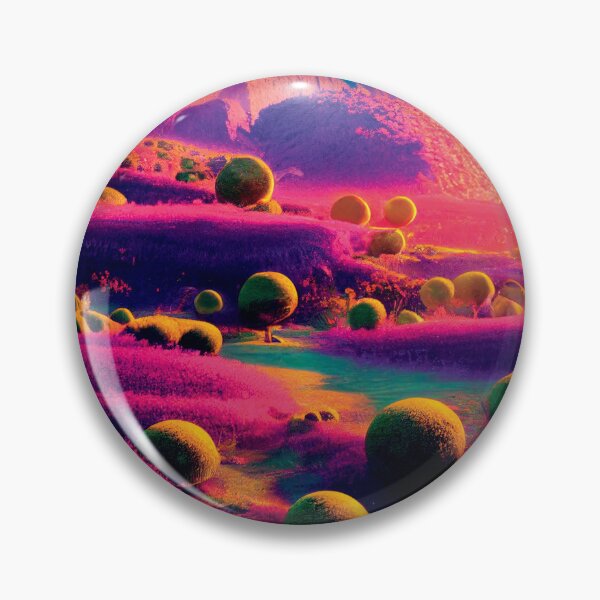 Item preview, a painting of a landscape with mountains and planets in the background designed and sold by DesignAtYO.