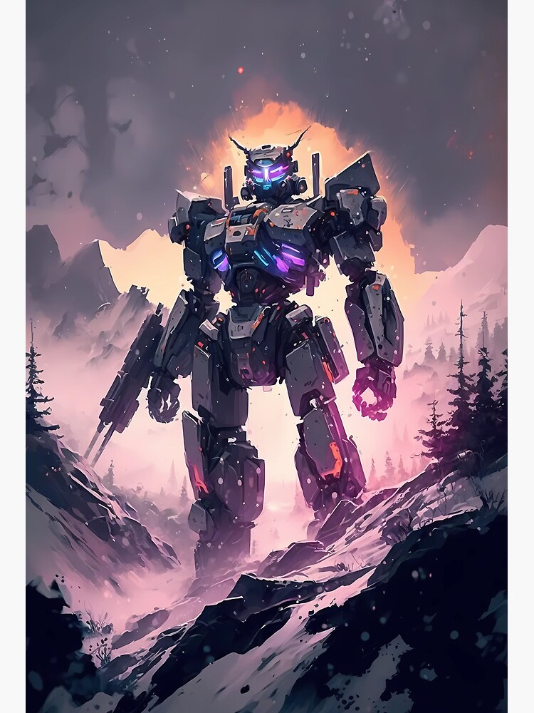 Mecha Sonic | Art Board Print