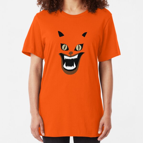 Hausu Evil Kitty Slim Fit T-Shirt