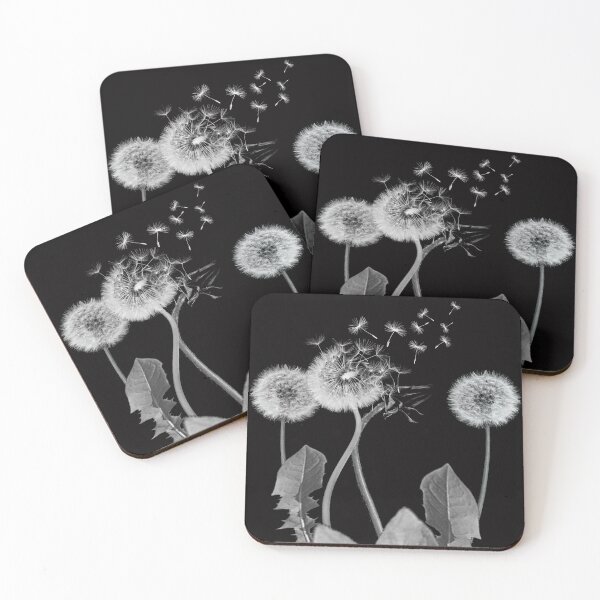 Item preview, Dandelion Heart Black & White designed and sold by Mr Groovey.