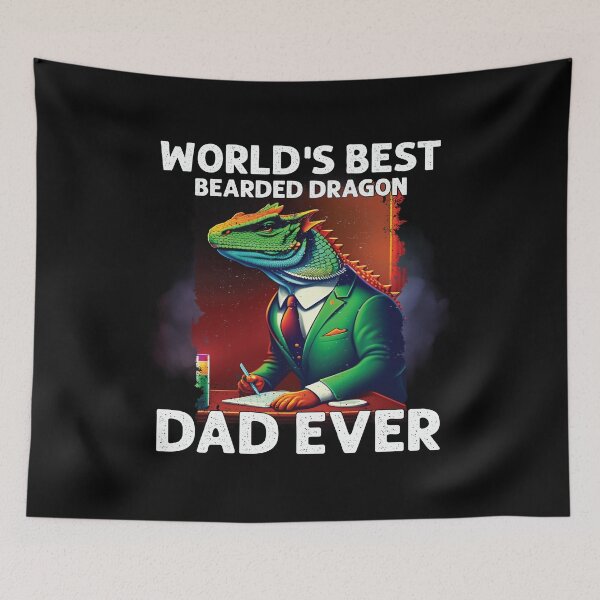 Item preview, Best Bearded Dragon Dad Ever Funny designed and sold by Trendy Valley .