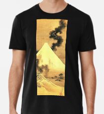 HOKUSAI, The Dragon Of Smoke Escaping From Mount Fuji Premium T-Shirt