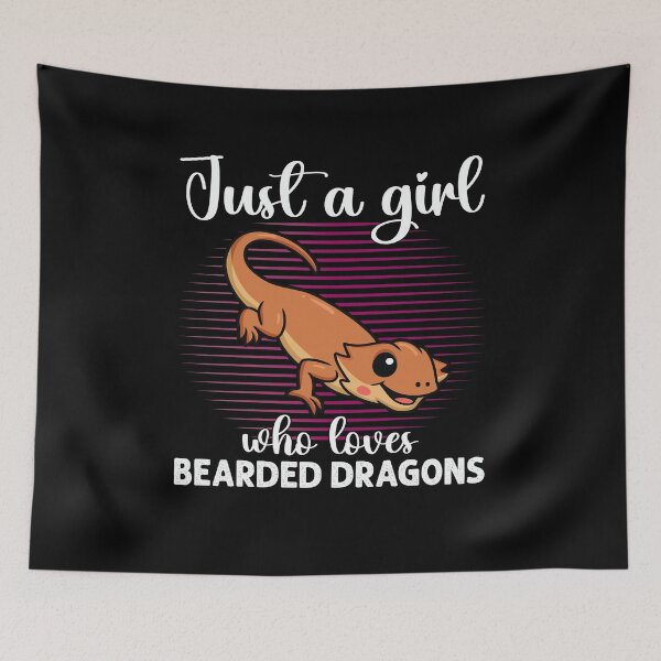 Item preview, Just a girl who loves bearded dragon Lizard Reptile Lover designed and sold by Trendy Valley .