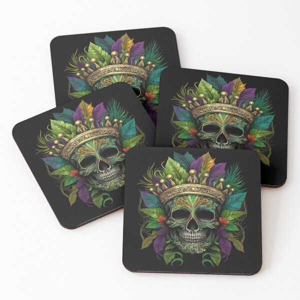 Item preview, Mardi Gras Skull Tee Funny Mardi Gras Parade Costume T-Shirt Essential designed and sold by cutefashion.