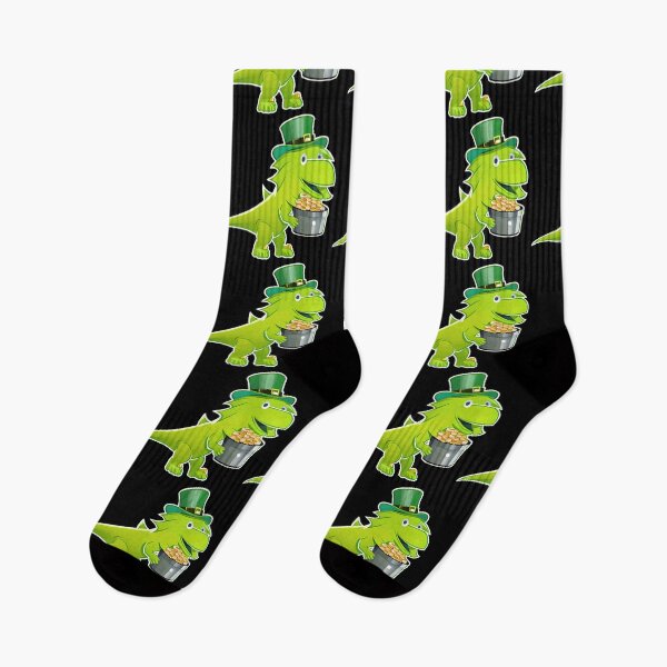 Item preview, kids saint patricks day t-shirt, st. patrex day t-shirt, st. patricks day dinosaur toddler t-shirt, funny dinosaur st patrex day youth shirt gift designed and sold by TMelonShop.