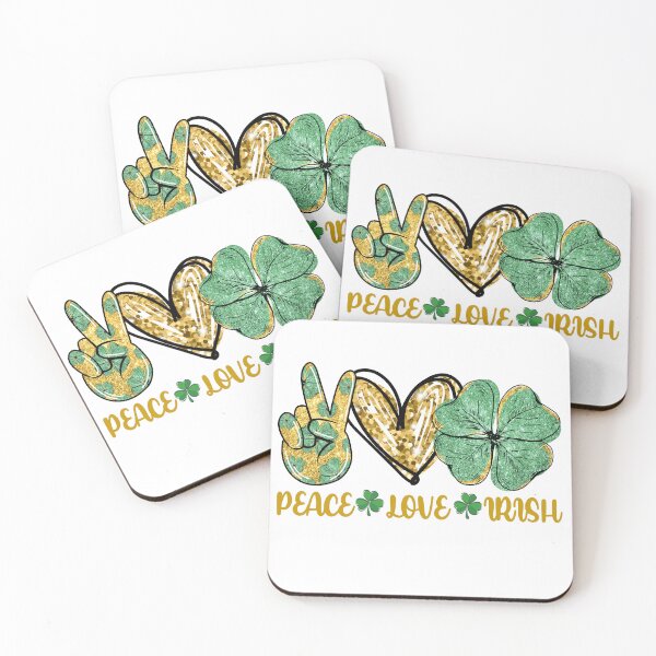 Item preview, Peace Love Irish, Lucky St. Patrick's Day designed and sold by desireedickens.
