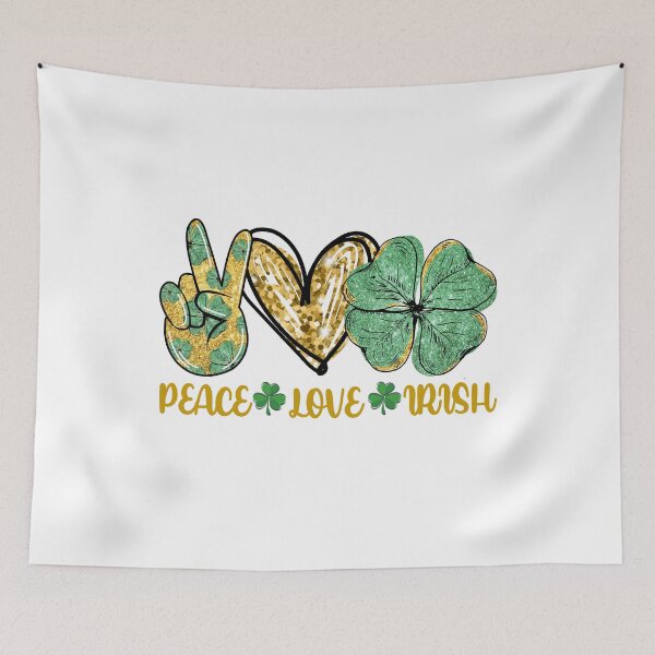 Item preview, Peace Love Irish, Lucky St. Patrick's Day designed and sold by desireedickens.