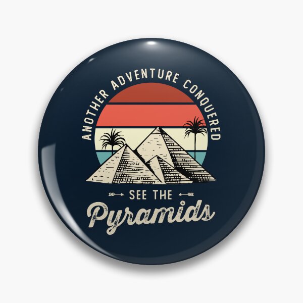 Item preview, Egyptian Pyramids Souvenir Travel Life Goals Experiences designed and sold by Uppercase Tees.