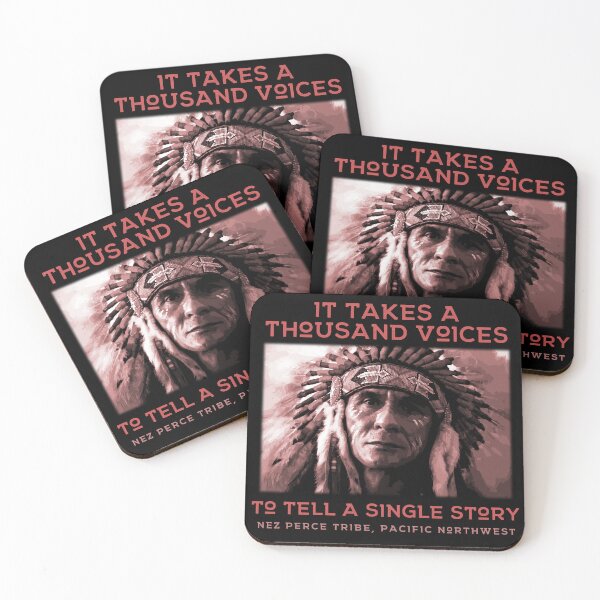Item preview, It Takes a Thousand Voices, Native American Proverb Nez Perce Tribe Gift designed and sold by Proverbial Wisdom Design.
