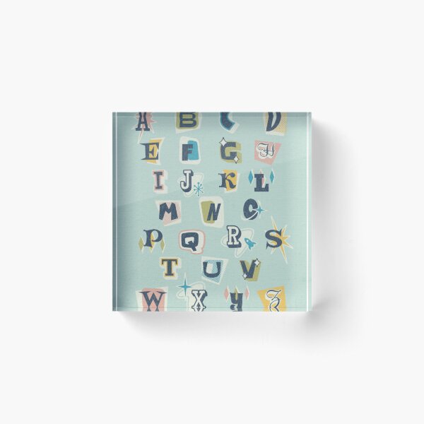 Alphabet Lore Song Acrylic Blocks for Sale