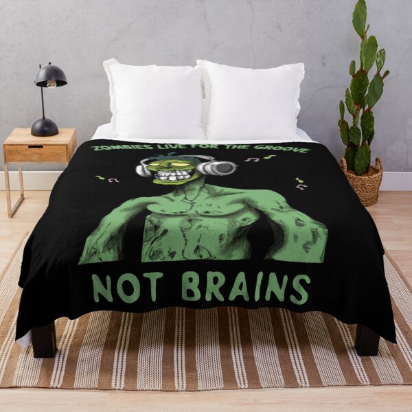 Item preview, Zombies live for the groove not brains designed and sold by SidTastic .