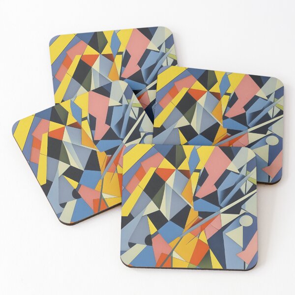 Item preview, AI Generated Art - 'Abstract Cubism II' designed and sold by MotherAlgorithm.
