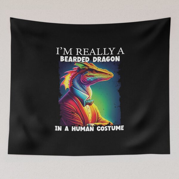 Item preview, This Is My Human Costume I'm Really a Bearded Dragon Funny designed and sold by Trendy Valley .