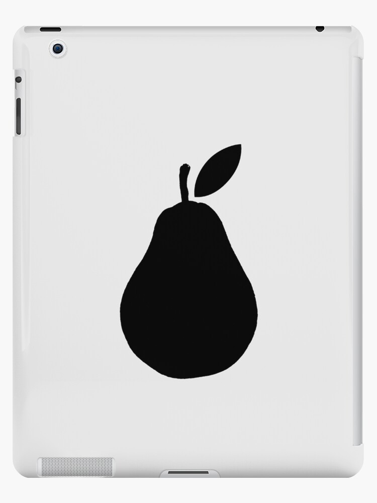 Pear icon isolated logo Royalty Free Vector Image
