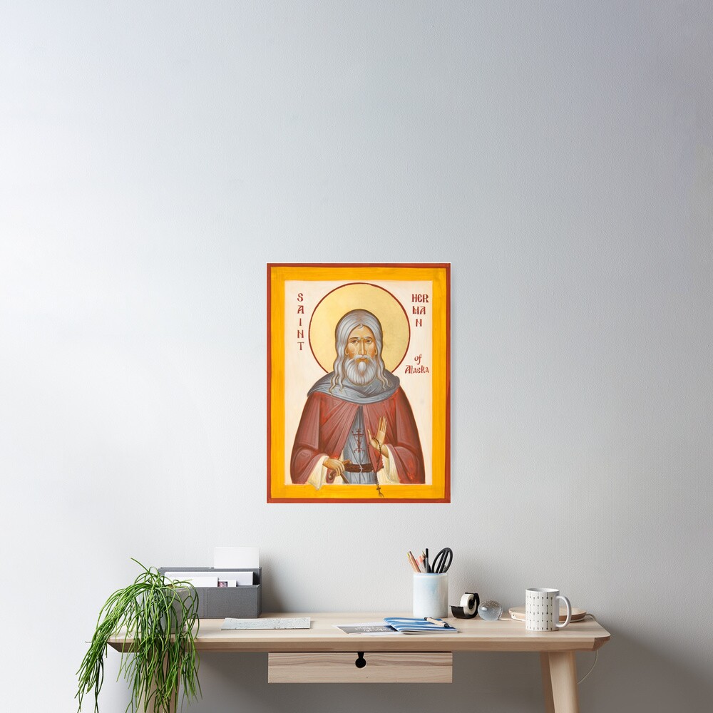 St Herman of Alaska Poster