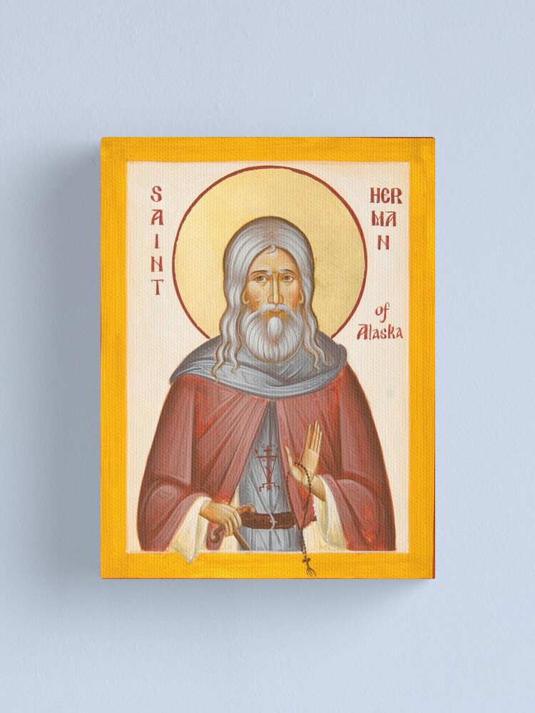 Alternate view of St Herman of Alaska Canvas Print