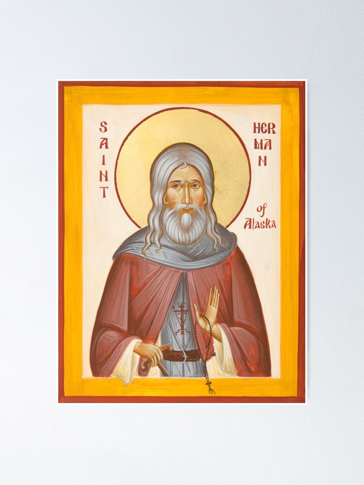 Alternate view of St Herman of Alaska Poster