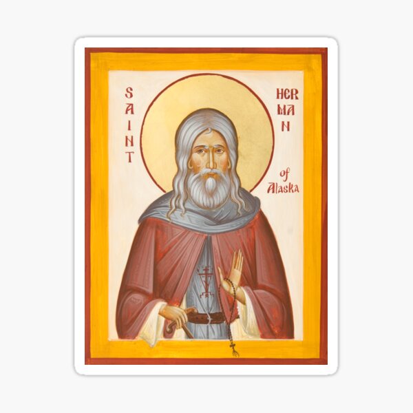 St Herman of Alaska Sticker