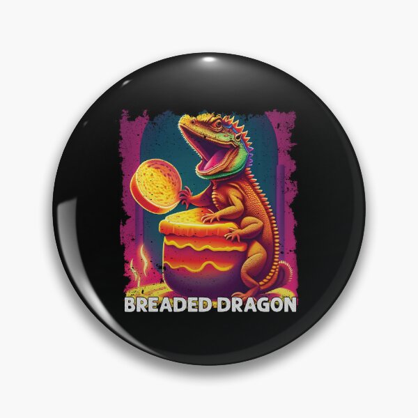 Item preview, Bearded Dragon Playing with Bread Funny Lizard Lover  designed and sold by Trendy Valley .
