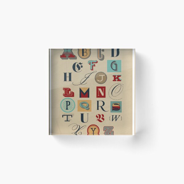 Alphabet Lore Song Acrylic Blocks for Sale