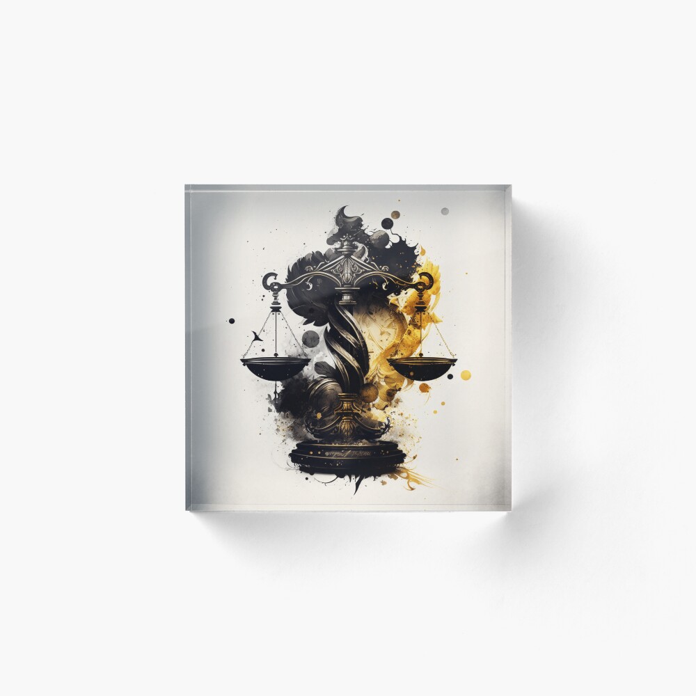 Cool Zodiac Sign - Libra Art Board Print