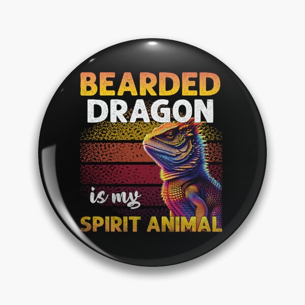 Item preview, Bearded Dragon Is My Spirit Animal Retro Lizard Lover designed and sold by Trendy Valley .