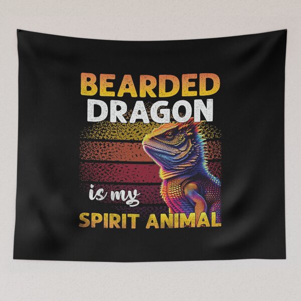 Item preview, Bearded Dragon Is My Spirit Animal Retro Lizard Lover designed and sold by Trendy Valley .
