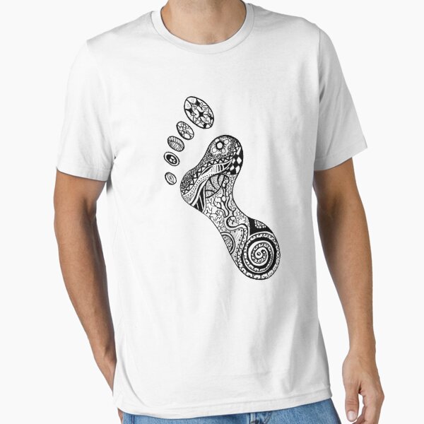 Item preview, Psychedelic footprint  designed and sold by Emilie Desaunay.