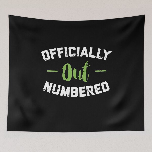 Item preview, Officially Out Numbered Mom Dad Parents Kids  designed and sold by BUBLTEES.