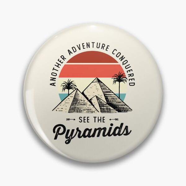 Item preview, The Egyptian Pyramids Souvenir Travel Life Goals Experiences designed and sold by Uppercase Tees.