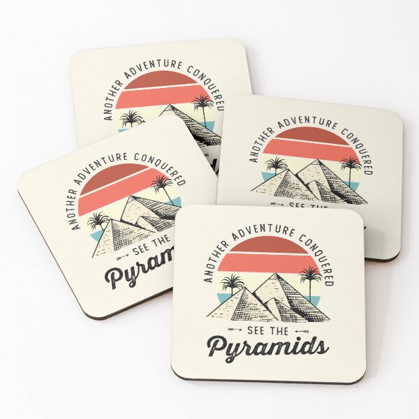 Item preview, The Egyptian Pyramids Souvenir Travel Life Goals Experiences designed and sold by Uppercase Tees.