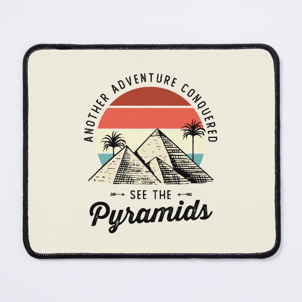 Item preview, The Egyptian Pyramids Souvenir Travel Life Goals Experiences designed and sold by Uppercase Tees.
