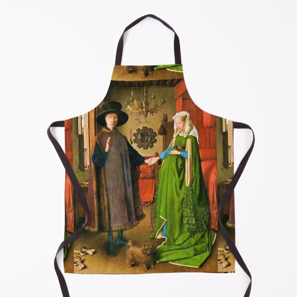 Item preview, The Arnolfini Portrait by Jan van Eyck made more vibrant designed and sold by CristalleLisa.