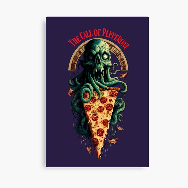 Item preview, The Call of Pepperoni designed and sold by Arcult-Stickers.