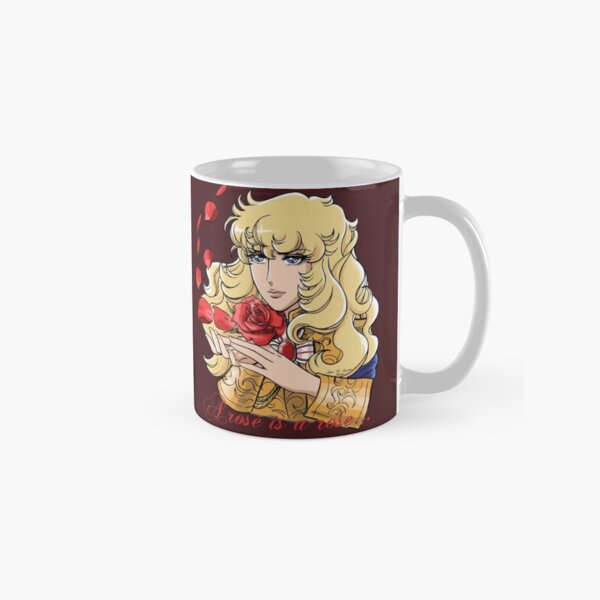 The Rose of Versailles Lady Oscar Ceramic Mug Cup Made in Japan The Rose of Versailles Lady Oscar Ceramic Mug Cup Made in Japan
