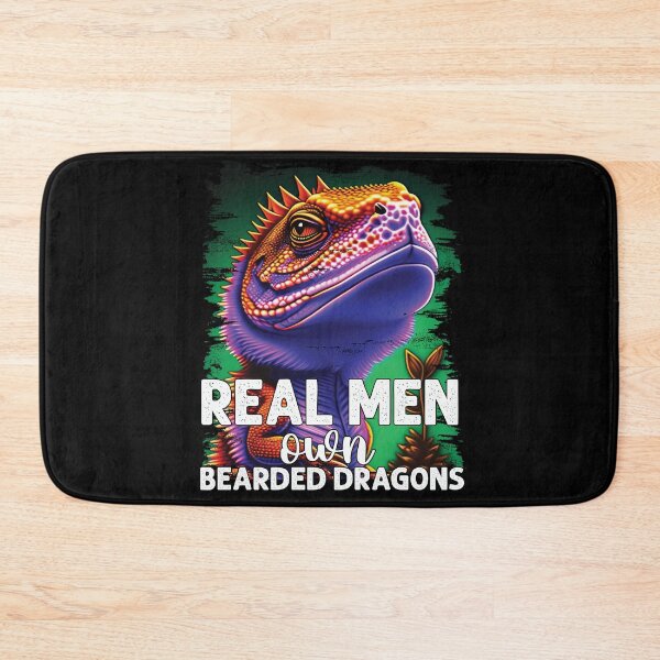 Item preview, Real men own bearded dragons funny lizard lover designed and sold by Trendy Valley .