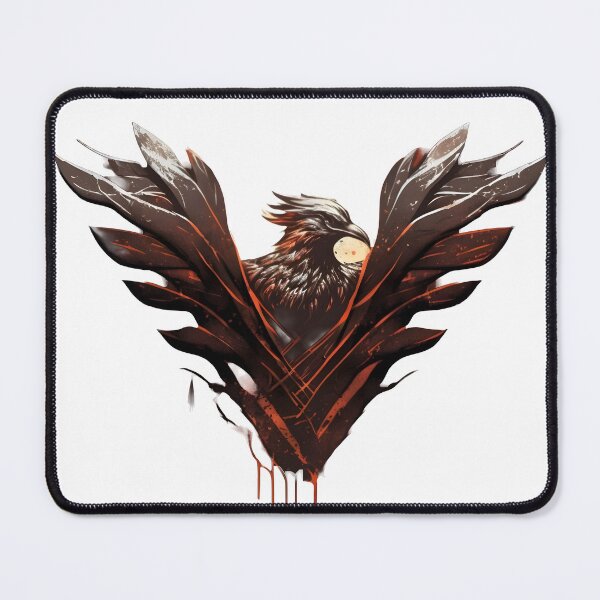 Item preview, flaming wings designed and sold by R&B Art and design.