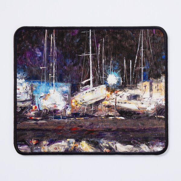 Item preview, Night Port In Empuriabrava designed and sold by Natalia_Shchip.