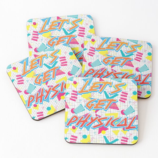 Item preview, Lets Get Physical 80s Retro Workout Fitness Wear for Gym designed and sold by johnta17.