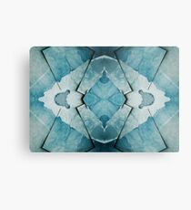 Nordisches Blau Metalldruck