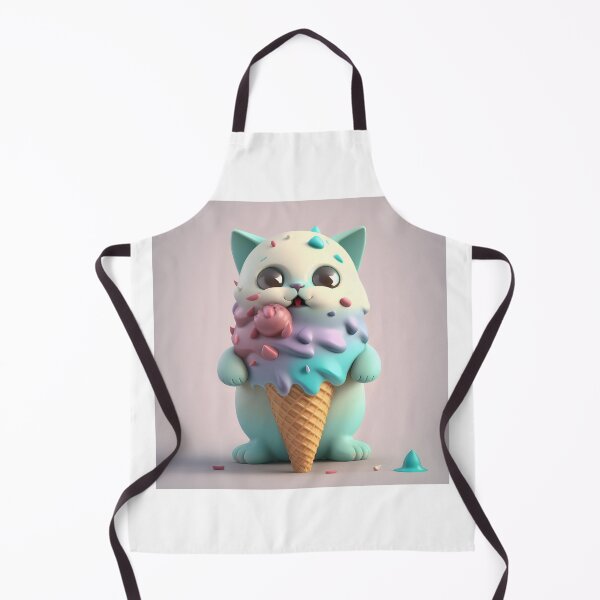 Item preview, Comic cat with ice fused artwork designed and sold by FRSquare.