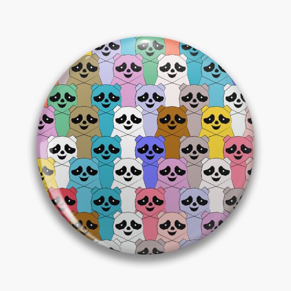 Item preview, Rainbow Cuddle Panda Crowd designed and sold by TM Selvam.