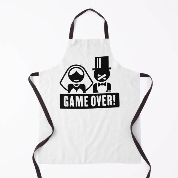 Item preview, Game Over! (Groom / Stag Party / Future Hubby / Sticking Plaster / Black) designed and sold by MrFaulbaum.