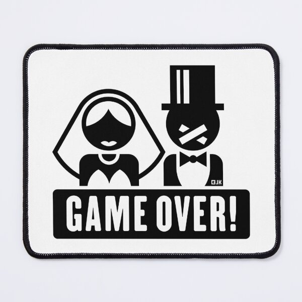 Item preview, Game Over! (Groom / Stag Party / Future Hubby / Sticking Plaster / Black) designed and sold by MrFaulbaum.