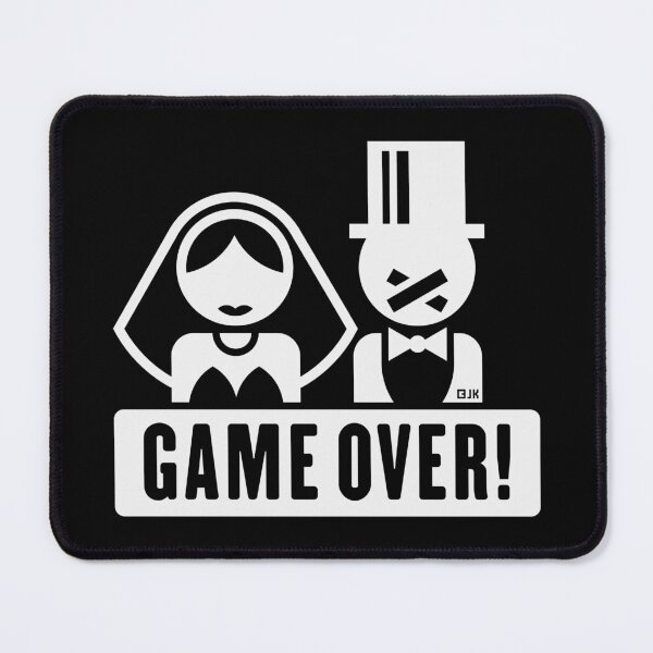 Item preview, Game Over! (Groom / Stag Party / Future Hubby / Sticking Plaster / White) designed and sold by MrFaulbaum.
