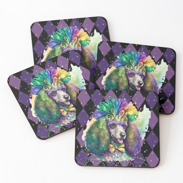 Item preview, Mardi Gras Poodle designed and sold by Mumzy2many.