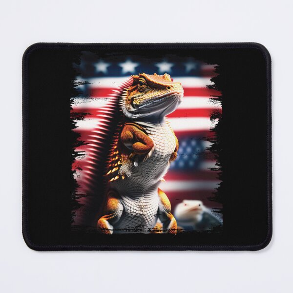 Item preview, American Flag Bearded Dragon Patriotic Lizard Lover designed and sold by Trendy Valley .