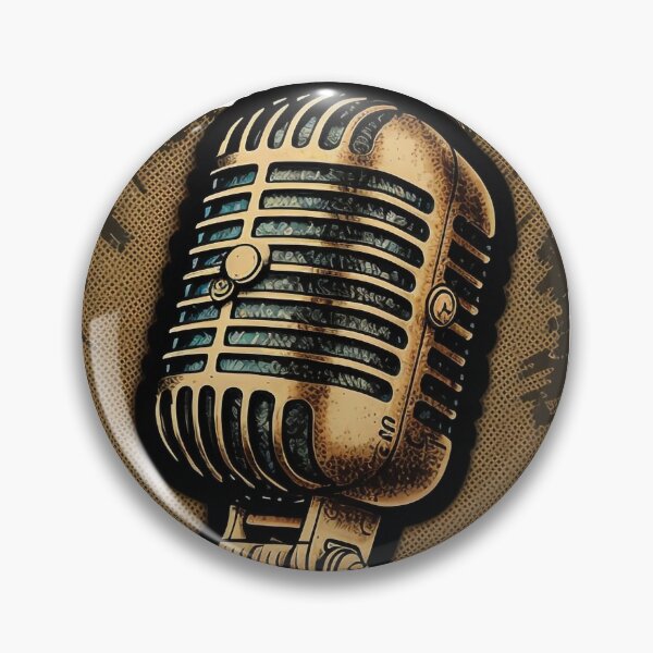 Item preview, Classic Retro Dynamic Vocal Microphone designed and sold by Stickeropium.
