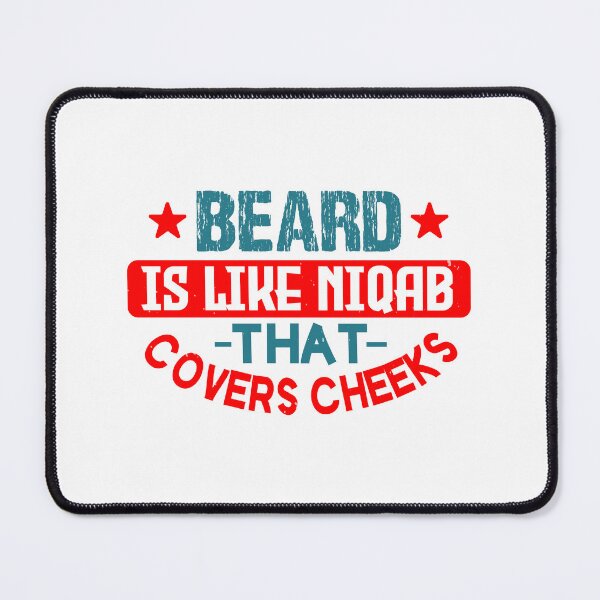 Item preview, Men Funny Beard Is Like Niqab designed and sold by OurWearing.